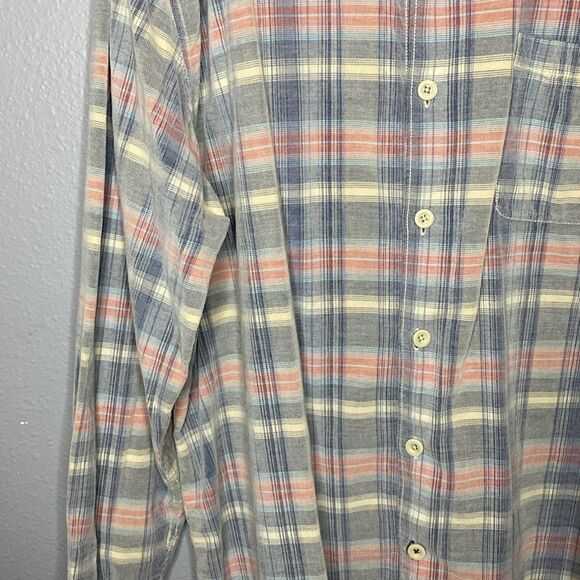 Tommy Bahama Pastel Pink Blue Soft Button Up Collared Shirt Size XXL - Picture 8 of 12